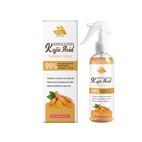 HANCHOBIT Turmeric Cleansing Exfoliating Spray Gently cleanses facial skin with a refreshing, non-sticky finish