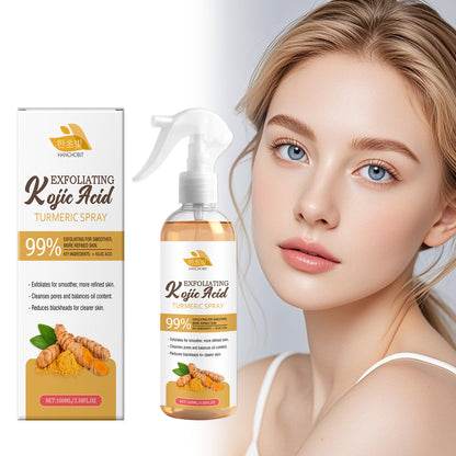 HANCHOBIT Turmeric Cleansing Exfoliating Spray Gently cleanses facial skin with a refreshing, non-sticky finish