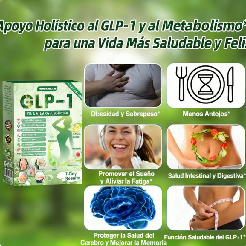 𝑺𝒐𝒍𝒖𝒄𝒊𝒐́𝒏 𝒐𝒓𝒂𝒍 𝑽𝒊𝒕𝒂𝒍𝒖𝒏𝒂𝒉𝒆𝒂𝒍𝒕𝒉® 𝑮𝑳𝑷-1 8 𝒆𝒏 1 𝑭𝒊𝒕 & 𝑽𝒊𝒕𝒂𝒍 (𝒔𝒐𝒍𝒐 𝒖𝒏𝒂 𝒗𝒆𝒛 𝒂𝒍 𝒅𝒊́𝒂, 𝒄𝒂𝒎𝒃𝒊𝒐𝒔 𝒗𝒊𝒔𝒊𝒃𝒍𝒆𝒔 𝒆𝒏 7 𝒅𝒊́𝒂𝒔) √ 𝑷𝒂𝒓𝒂 𝒐𝒃𝒆𝒔𝒊𝒅𝒂𝒅, 𝒔𝒂𝒍𝒖𝒅 𝒄𝒂𝒓𝒅𝒊𝒐𝒗𝒂𝒔𝒄𝒖𝒍𝒂𝒓, 𝒅𝒊𝒂𝒃𝒆𝒕𝒆𝒔, 𝒂𝒑𝒏𝒆𝒂 𝒅𝒆𝒍 𝒔𝒖𝒆𝒏̃𝒐, 𝒔𝒂𝒍𝒖𝒅 𝒊𝒏𝒕𝒆𝒔𝒕𝒊𝒏𝒂𝒍, 𝒑𝒓𝒐𝒃𝒍𝒆𝒎𝒂𝒔 𝒂𝒓𝒕𝒊𝒄𝒖𝒍𝒂𝒓𝒆𝒔 𝒚 𝒎𝒂́𝒔-CU