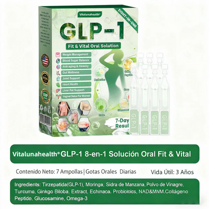 𝑺𝒐𝒍𝒖𝒄𝒊𝒐́𝒏 𝒐𝒓𝒂𝒍 𝑽𝒊𝒕𝒂𝒍𝒖𝒏𝒂𝒉𝒆𝒂𝒍𝒕𝒉® 𝑮𝑳𝑷-1 8 𝒆𝒏 1 𝑭𝒊𝒕 & 𝑽𝒊𝒕𝒂𝒍 (𝒔𝒐𝒍𝒐 𝒖𝒏𝒂 𝒗𝒆𝒛 𝒂𝒍 𝒅𝒊́𝒂, 𝒄𝒂𝒎𝒃𝒊𝒐𝒔 𝒗𝒊𝒔𝒊𝒃𝒍𝒆𝒔 𝒆𝒏 7 𝒅𝒊́𝒂𝒔) √ 𝑷𝒂𝒓𝒂 𝒐𝒃𝒆𝒔𝒊𝒅𝒂𝒅, 𝒔𝒂𝒍𝒖𝒅 𝒄𝒂𝒓𝒅𝒊𝒐𝒗𝒂𝒔𝒄𝒖𝒍𝒂𝒓, 𝒅𝒊𝒂𝒃𝒆𝒕𝒆𝒔, 𝒂𝒑𝒏𝒆𝒂 𝒅𝒆𝒍 𝒔𝒖𝒆𝒏̃𝒐, 𝒔𝒂𝒍𝒖𝒅 𝒊𝒏𝒕𝒆𝒔𝒕𝒊𝒏𝒂𝒍, 𝒑𝒓𝒐𝒃𝒍𝒆𝒎𝒂𝒔 𝒂𝒓𝒕𝒊𝒄𝒖𝒍𝒂𝒓𝒆𝒔 𝒚 𝒎𝒂́𝒔-CU