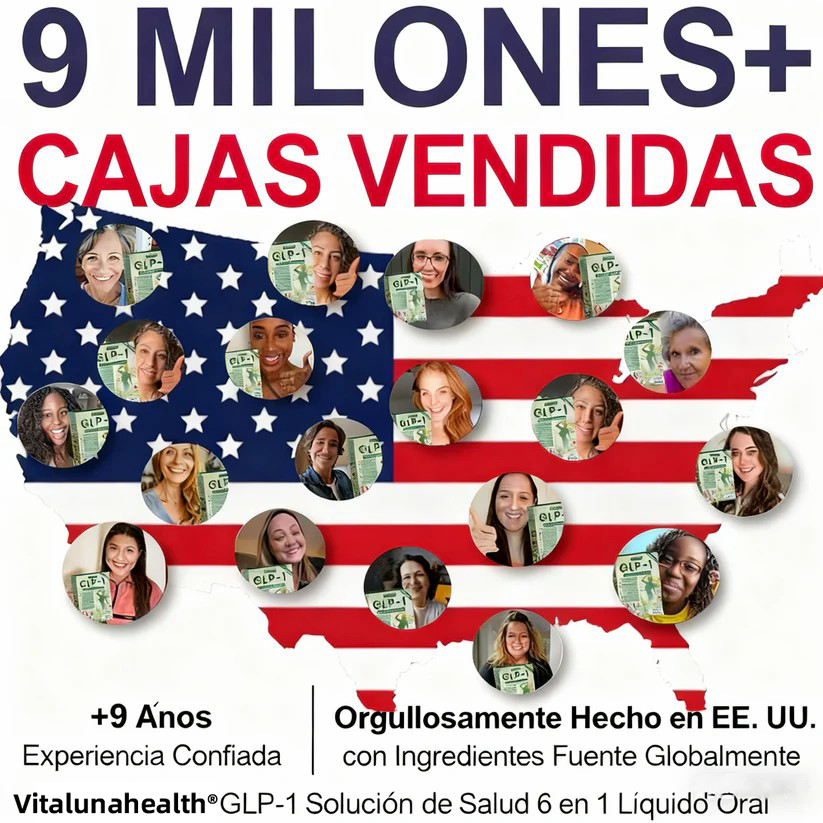 𝑺𝒐𝒍𝒖𝒄𝒊𝒐́𝒏 𝒐𝒓𝒂𝒍 𝑽𝒊𝒕𝒂𝒍𝒖𝒏𝒂𝒉𝒆𝒂𝒍𝒕𝒉® 𝑮𝑳𝑷-1 8 𝒆𝒏 1 𝑭𝒊𝒕 & 𝑽𝒊𝒕𝒂𝒍 (𝒔𝒐𝒍𝒐 𝒖𝒏𝒂 𝒗𝒆𝒛 𝒂𝒍 𝒅𝒊́𝒂, 𝒄𝒂𝒎𝒃𝒊𝒐𝒔 𝒗𝒊𝒔𝒊𝒃𝒍𝒆𝒔 𝒆𝒏 7 𝒅𝒊́𝒂𝒔) √ 𝑷𝒂𝒓𝒂 𝒐𝒃𝒆𝒔𝒊𝒅𝒂𝒅, 𝒔𝒂𝒍𝒖𝒅 𝒄𝒂𝒓𝒅𝒊𝒐𝒗𝒂𝒔𝒄𝒖𝒍𝒂𝒓, 𝒅𝒊𝒂𝒃𝒆𝒕𝒆𝒔, 𝒂𝒑𝒏𝒆𝒂 𝒅𝒆𝒍 𝒔𝒖𝒆𝒏̃𝒐, 𝒔𝒂𝒍𝒖𝒅 𝒊𝒏𝒕𝒆𝒔𝒕𝒊𝒏𝒂𝒍, 𝒑𝒓𝒐𝒃𝒍𝒆𝒎𝒂𝒔 𝒂𝒓𝒕𝒊𝒄𝒖𝒍𝒂𝒓𝒆𝒔 𝒚 𝒎𝒂́𝒔-CU