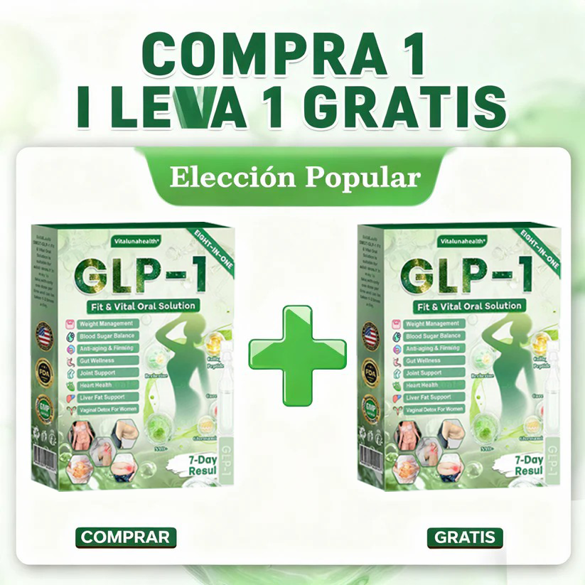 𝑺𝒐𝒍𝒖𝒄𝒊𝒐́𝒏 𝒐𝒓𝒂𝒍 𝑽𝒊𝒕𝒂𝒍𝒖𝒏𝒂𝒉𝒆𝒂𝒍𝒕𝒉® 𝑮𝑳𝑷-1 8 𝒆𝒏 1 𝑭𝒊𝒕 & 𝑽𝒊𝒕𝒂𝒍 (𝒔𝒐𝒍𝒐 𝒖𝒏𝒂 𝒗𝒆𝒛 𝒂𝒍 𝒅𝒊́𝒂, 𝒄𝒂𝒎𝒃𝒊𝒐𝒔 𝒗𝒊𝒔𝒊𝒃𝒍𝒆𝒔 𝒆𝒏 7 𝒅𝒊́𝒂𝒔) √ 𝑷𝒂𝒓𝒂 𝒐𝒃𝒆𝒔𝒊𝒅𝒂𝒅, 𝒔𝒂𝒍𝒖𝒅 𝒄𝒂𝒓𝒅𝒊𝒐𝒗𝒂𝒔𝒄𝒖𝒍𝒂𝒓, 𝒅𝒊𝒂𝒃𝒆𝒕𝒆𝒔, 𝒂𝒑𝒏𝒆𝒂 𝒅𝒆𝒍 𝒔𝒖𝒆𝒏̃𝒐, 𝒔𝒂𝒍𝒖𝒅 𝒊𝒏𝒕𝒆𝒔𝒕𝒊𝒏𝒂𝒍, 𝒑𝒓𝒐𝒃𝒍𝒆𝒎𝒂𝒔 𝒂𝒓𝒕𝒊𝒄𝒖𝒍𝒂𝒓𝒆𝒔 𝒚 𝒎𝒂́𝒔-CU