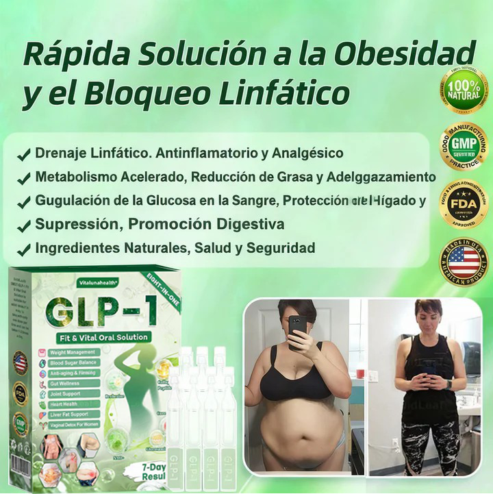 𝑺𝒐𝒍𝒖𝒄𝒊𝒐́𝒏 𝒐𝒓𝒂𝒍 𝑽𝒊𝒕𝒂𝒍𝒖𝒏𝒂𝒉𝒆𝒂𝒍𝒕𝒉® 𝑮𝑳𝑷-1 8 𝒆𝒏 1 𝑭𝒊𝒕 & 𝑽𝒊𝒕𝒂𝒍 (𝒔𝒐𝒍𝒐 𝒖𝒏𝒂 𝒗𝒆𝒛 𝒂𝒍 𝒅𝒊́𝒂, 𝒄𝒂𝒎𝒃𝒊𝒐𝒔 𝒗𝒊𝒔𝒊𝒃𝒍𝒆𝒔 𝒆𝒏 7 𝒅𝒊́𝒂𝒔) √ 𝑷𝒂𝒓𝒂 𝒐𝒃𝒆𝒔𝒊𝒅𝒂𝒅, 𝒔𝒂𝒍𝒖𝒅 𝒄𝒂𝒓𝒅𝒊𝒐𝒗𝒂𝒔𝒄𝒖𝒍𝒂𝒓, 𝒅𝒊𝒂𝒃𝒆𝒕𝒆𝒔, 𝒂𝒑𝒏𝒆𝒂 𝒅𝒆𝒍 𝒔𝒖𝒆𝒏̃𝒐, 𝒔𝒂𝒍𝒖𝒅 𝒊𝒏𝒕𝒆𝒔𝒕𝒊𝒏𝒂𝒍, 𝒑𝒓𝒐𝒃𝒍𝒆𝒎𝒂𝒔 𝒂𝒓𝒕𝒊𝒄𝒖𝒍𝒂𝒓𝒆𝒔 𝒚 𝒎𝒂́𝒔-CU