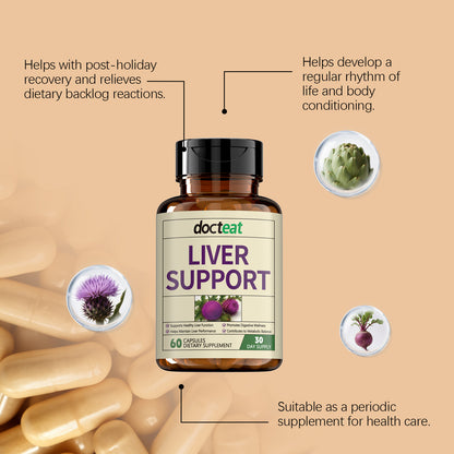 Docteat Milk Thistle Capsules – rich in a blend of active ingredients that help restore your body’s balance and soothe everyday discomfort.