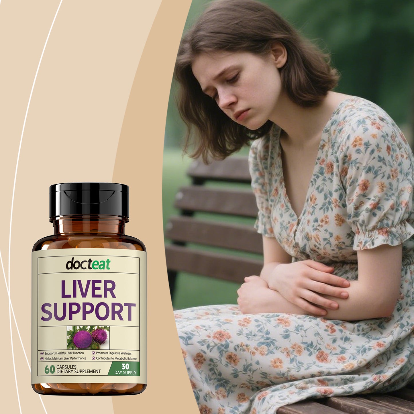 Docteat Milk Thistle Capsules – rich in a blend of active ingredients that help restore your body’s balance and soothe everyday discomfort.