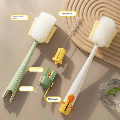 5-in-1 Bottle & Straw Cleaning Brush – Multifunctional Tool for Bottles, Cups, Straws-CU
