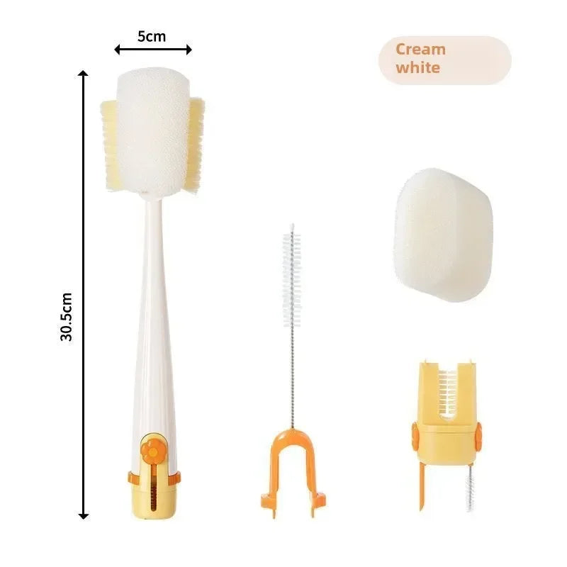 5-in-1 Bottle & Straw Cleaning Brush – Multifunctional Tool for Bottles, Cups, Straws-CU