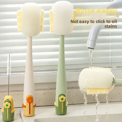 5-in-1 Bottle & Straw Cleaning Brush – Multifunctional Tool for Bottles, Cups, Straws-CU