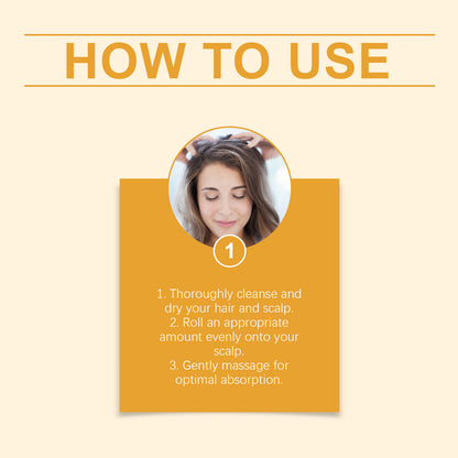 Scalp Nourishing Rollerball Essence - Hydrates & Soothes Dry Scalp for Healthy Hair Growth