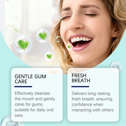 🥥🌿 Coconut Mint Refresh Mouthwash – Alcohol-Free, Natural Fresh Breath & Plaque Defense!