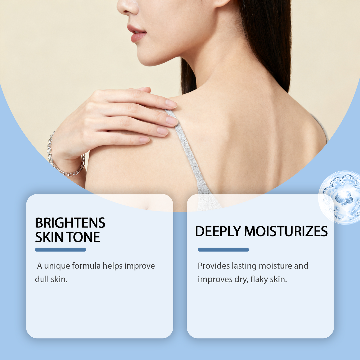 OceAura Hydrating Body Lotion with Brightening Complex - For Soft, Smooth & Luminous Skin